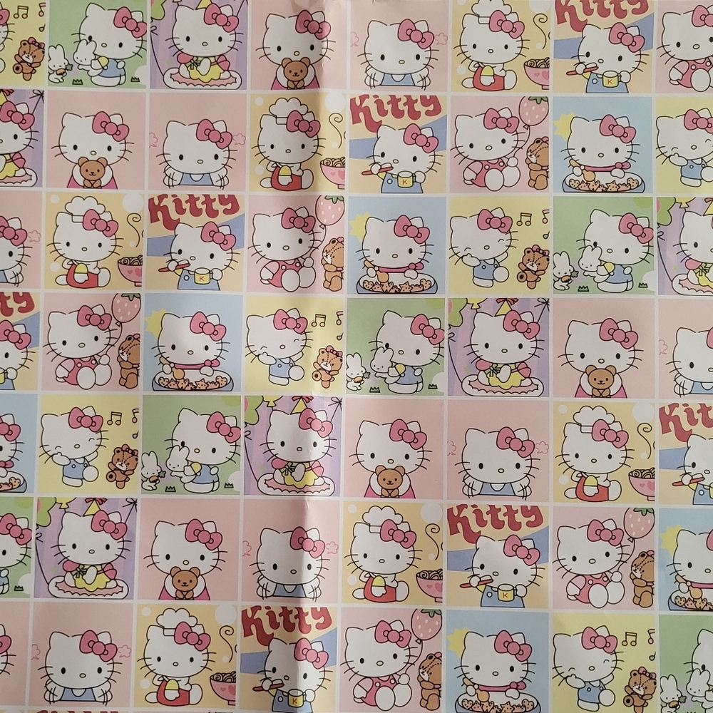 Hello Kitty wrapping paper